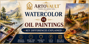 Watercolor vs Oil Paintings: Key Differences Explained | Artovault